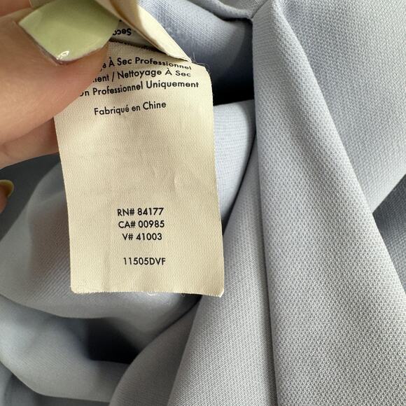 Diane Von Furstenberg DVF Colorblock Sheath Dress Womens 4 Gray Modest Career - Picture 15 of 15